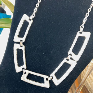 Gennaro Silver Chunky Statement Necklace